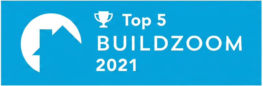 BuildZoom Top 5 contractor 2021