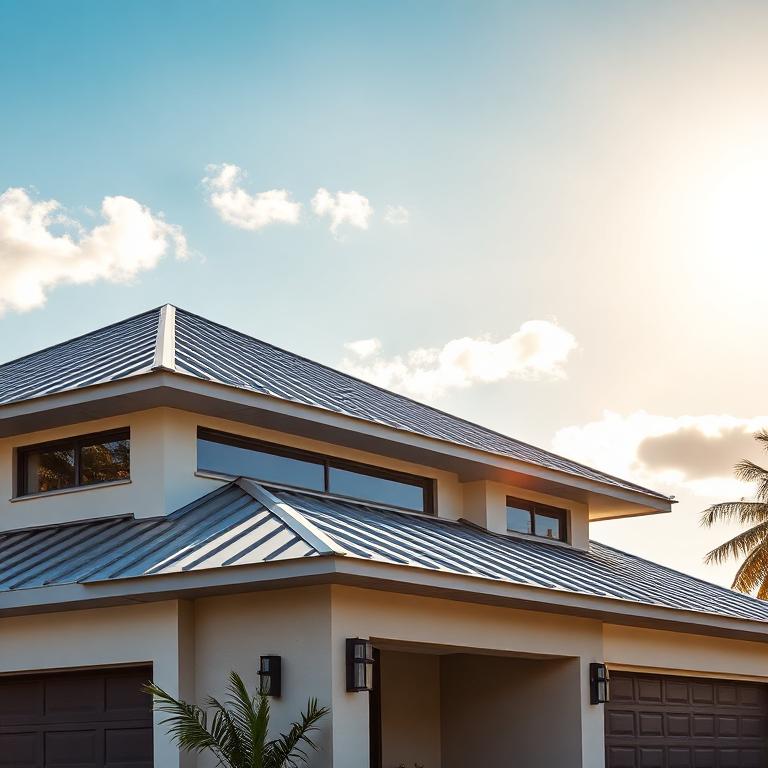 Standing seam metal roof installation